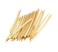 20Pcs/lot 2.2mm 2.0mm Width 19 Frets 22 Frets Guitar Fretwire Brass Fretwire Set Electric Guitar Bass Fingerboard Gold Fret Wire