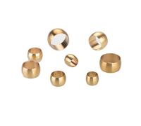 20Pcs/Lot 3mm 4mm 5mm 6mm 6.35mm 8mm 10mm 12mm 14mm 16mm ID Brass Fit Compression Sleeve Fitting Sleeve Ferrule Ring(8mm)