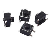 20pcs/lot 4.5x4.5x3.8/4.3/4.5/5/6/7/8mm 4Pin Patch 7 Sizes Tact Switch Push Switch(4.5x4.5x5H)