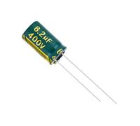 20pcs/lot 400V 8.2UF High Frequency Low Impedance 8 * 12.5mm 8 * 12MM 20% Radial Aluminum Electrolytic Capacitor 8200NF 20% Electronic devices
