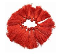 20pcs/Lot 4cm Polyester Small Tassels Fringe Cotton Trim For Sewing Curtains Accessories DIY Home Wedding Decoration for Bookmarks,DIY Craft,Jewelry Making(Color12)