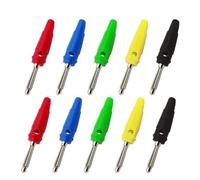 20Pcs/Lot 4MM Banana Connectors Speaker Audio Amplifier Binding Post Banana jack For Cable Terminals(10 Red 10 Black)