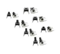 20Pcs/Lot 4Pin Momentary Tactile Tact Switch PCB Push Button Self-reset Switch 6 * 6 * 4.3/4.5/5/6/7/7.5/8/9/10mm Switch IDGTTLDF(6x6x10mm)
