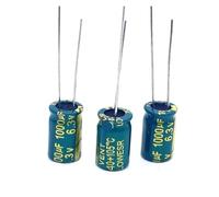 20pcs/lot 6.3v 1000uf 8 * 12 high-frequency low-impedance high frequency low impedance aluminum electrolytic capacitor 1000uf 6.3v
