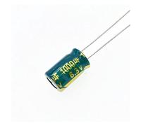 20pcs/lot 6.3v 1000uf 8 * 12 high frequency low impedance high frequency low impedance aluminum electrolytic capacitor 1000uf 6.3v