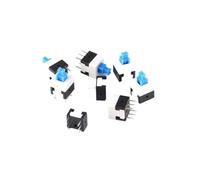 20pcs/lot 8 * 8MM 6-pin-switch DPDT Push Button Self-locking Switch 8X8mm IDGTTLDF