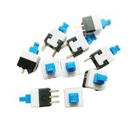 20PCS/Lot 8X8 8 * 8 mm 6Pin Push Tactile Power Micro Switch Self lock On/Off button Latching switch Electronic