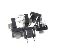 20PCS/LOT 8x8x5MM 4 Pins Conductive Silicone Soundless Tactile Tact Push Button Micro Switch Self-reset