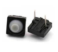20pcs/lot 8x8x5MM 4PIN/2PIN Conductive Silicone Soundless Tactile Tact Push Button Micro Switch Self-reset(2PIN)