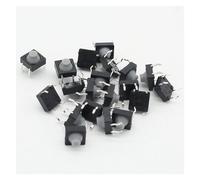 20pcs/lot 8x8x5MM 4PIN G77 Conductive Silicone Soundless Tactile Tact Push Button Switch Self-reset