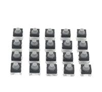20pcs/lot 8x8x5MM 4PIN G77 Conductive Silicone Soundless Tactile Tact Push Button Switch Self-reset IDGTTLDF