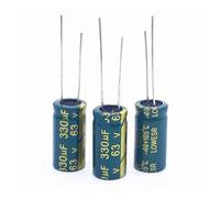 20pcs/lot BC04 high frequency low impedance 63v 330UF aluminum electrolytic capacitor size 10 * 20 330UF 20% ZDVHOMCB