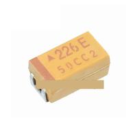 20PCS/LOT Chip Tantalum Capacitors 226E 22UF 25V C Type 6032 10% Yellow Polar Capacitors CZAOINCU