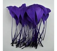 20pcs/lot Colorful Goose Feather Decoration 12-18cm Mint Geese Goose Feathers Crafts Dream Catcher Handicraft Accessories Plumes-Dark Purple
