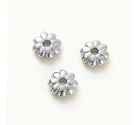 20pcs/lot Gold Plated Sun Flower Spacer Beads Flower Spacer Beads DIY Bracelet Making Fittings Jewelry Material
