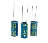 20pcs/lot H203 25V 2200UF Low ESR/Impedance high frequency aluminum electrolytic capacitor 25v2200uf size 10 * 20 2200UF25V 20%