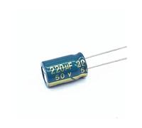 20pcs/lot high frequency low impedance 50V 220UF aluminum electrolytic capacitor size 10 * 13 220UF 20% diy supplies