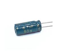 20pcs/lot high frequency low impedance 50v 4.7UF aluminum electrolytic capacitor size 5 * 11 4.7UF 20% EKFBQBGW