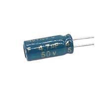 20pcs/lot high frequency low impedance 50v 4.7UF aluminum electrolytic capacitor size 5 * 11 4.7UF 20%
