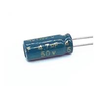 20pcs/lot high frequency low impedance 50v 4.7UF aluminum electrolytic capacitor size 5 * 11 4.7UF 20%