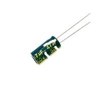 20pcs/lot High Frequency Low Impedance 50v 47UF Aluminum Electrolytic Capacitor Size 6 * 12 47UF 20% EKFBQBGW