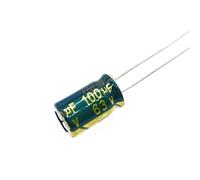 20pcs/lot High Frequency Low Impedance 63v 100UF Aluminum Electrolytic Capacitor Size 8 * 14 100UF 20%