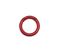 20Pcs/Lot Metal Gate O Spring Clasps Openable Round Carabiner Keychain Bag Clips Hook Connector for DIY Buckles Jewelry Making(Red,25mm)
