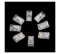 20pcs/lot Network Ethernet Crystal Heads Plug RJ45 Connectors 8Pin RJ45 Connector CAT5 CAT5e Cat6 Modular Cable Socket