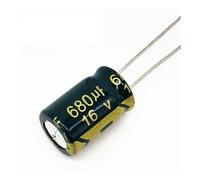 20pcs/lot P33 680UF 680uf16V Low ESR/Impedance high frequency aluminum electrolytic capacitor size 8 * 12 16V 680uf 20% BIANMTSW