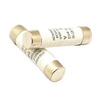 20pcs/lot Powder-Filled Cartridge Cylindrical Fuse RO15 Ceramic Insurance Pipe 10 * 38 1A 500V RT14 RT18 aM2 RT19 Ceramic Fuse Protected circuits