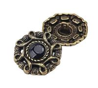 20pcs/lot Retro Large Metal Button Silver Copper Luxury Men Women Coat Decor Buttons 18mm/23mm/25mm Clothing Sewing Accessories