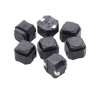 20pcs/lot Touch Switch 6*6*5mm Mute Keyboard Silicone Button 0.236X6X5.0mm 2 Pin Silent Switches