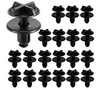 20pcs LR024316 Battery Cover Cowl Panel Retainer Clips, Replacement Battery Cover Air Intake Trim Clips for Land Rover Range Rover, Durable Nylon 9mm Hole Air Intake Trim Fasteners, Black