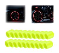 20PCS Luminous Tire Valve Stem Caps for Car, Fluorescent Glow in The Dark Air Pressure Caps, Cool Illuminated Exterior Accessories, Universal for Car Truck for SUV Motorcycles Bike (Yellow)