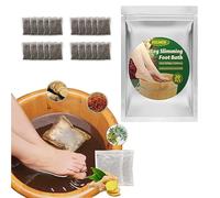 20PCS Lymphatic Drainage Ginger Foot Soak, Foot Care Spa Relaxation for Muscles, Natural Mugwort Herb Foot Soak, Leg Slimming Foot Bath Bag 1