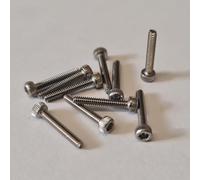 20Pcs M1.6 x 10mm Bolts Stainless Steel Hex Socket Allen Key A2-70 304 DIN-912
