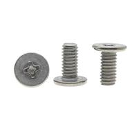 20pcs M2 .5 M3 M4 M5 M6 TA2 Pure Titanium Cross Flat Head Screw CM Ultra-thin Thread Length 4mm-50mm(5mm,M2.5-20pcs)