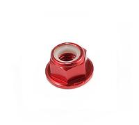 20pcs M2.5 【Wine Red】Aluminum alloy flange lock nuts, lightweight self-locking nuts