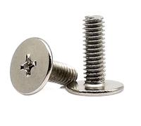 20pcs M2 M2.5 M3 M4 Flat Extra Big Large Head Bolt Screw For Laptop Notebook Mount Repair Computer(8mm,M2 dk 7mm)