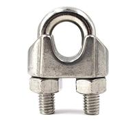 20PCS M2 Wire Rope Clip 304 Stainless Steel Cable Clamps