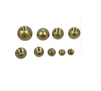 20pcs M3 M4 M5 M6 M10 M12 Brass Ball Nut Ball Dia 6 10 12 17.5 20mm Light Cap Nut Cover Thread Tube End Decoration Fastener (Size : M3x10)