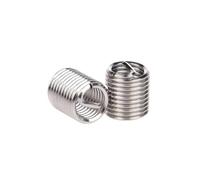 20pcs M4*0.7 * 0.5D~5D 304 Stainless Steel Wire Thread Insert Sleeve Bushing Screw Coil Repair Nut - Industrial Fasteners(1.5D)