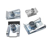 20pcs M4 M5 M6 M8 U Type Spring Steel Clips With Thread 4mm 5mm 6mm 8mm Reed Nuts Compatible With Auto Motorcycle Scooter ATV Moped And Similar Vehicles(M5)