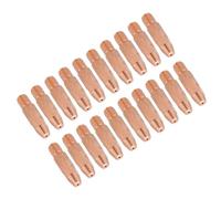 20Pcs M6 Copper Contact Tips for Euro Style Binzel 24KD MIG/MAG Welding Torch Gas Nozzle Tip Holder Accessaries(1.0)