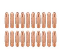 20Pcs M6 Copper Contact Tips, Welding Equipment MIG Welding Equipment for Euro Style Binzel 24KD MIG/MAG Welding Torch Gas Nozzle Tip Holder Accessaries(0.8)