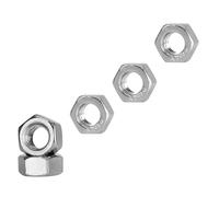 20Pcs M8-1.25 Hex Nuts, 304 Stainless Steel, M8 x 1.25mm Hex Drive, Metric 13mm Nuts Fasteners, 13mm/0.5" Width, 6.5mm/0.25" Height, Right Hand Nut with Plastic Case for DIY Home Mechanism