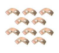 20pcs M8 Metal Crescent Washer Half Moon Connector for Furniture | Rustproof, Anticorrosion, Waterproof Metal Spacer, Easy Installation for Nuts, Bolts, Staircase Projects