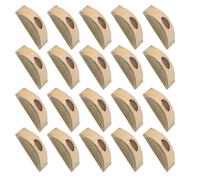 20pcs M8 Metal Half Moon Furniture Washer Connector for Assembly | Indoor Mounting Hardware, Rustproof and Waterproof Finish, for Table Fasteners and Bolts, Half round Shape