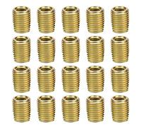 20pcs M8x1.25 to M12x1.5 Carbon Steel Thread Repair Inserts, Self-Tapping Screw Inserts Kit for Industrial, Marine, Rail, Construction Machinery, Furniture, Electronics (Inner M3*0.5 Outer M5*0.5