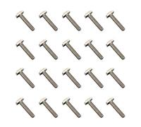 20Pcs M8x45mm 304 Stainless Steel T-Slot Bolt Full Thread T-Shaped Bolt Screw 17.8mm Head Size
